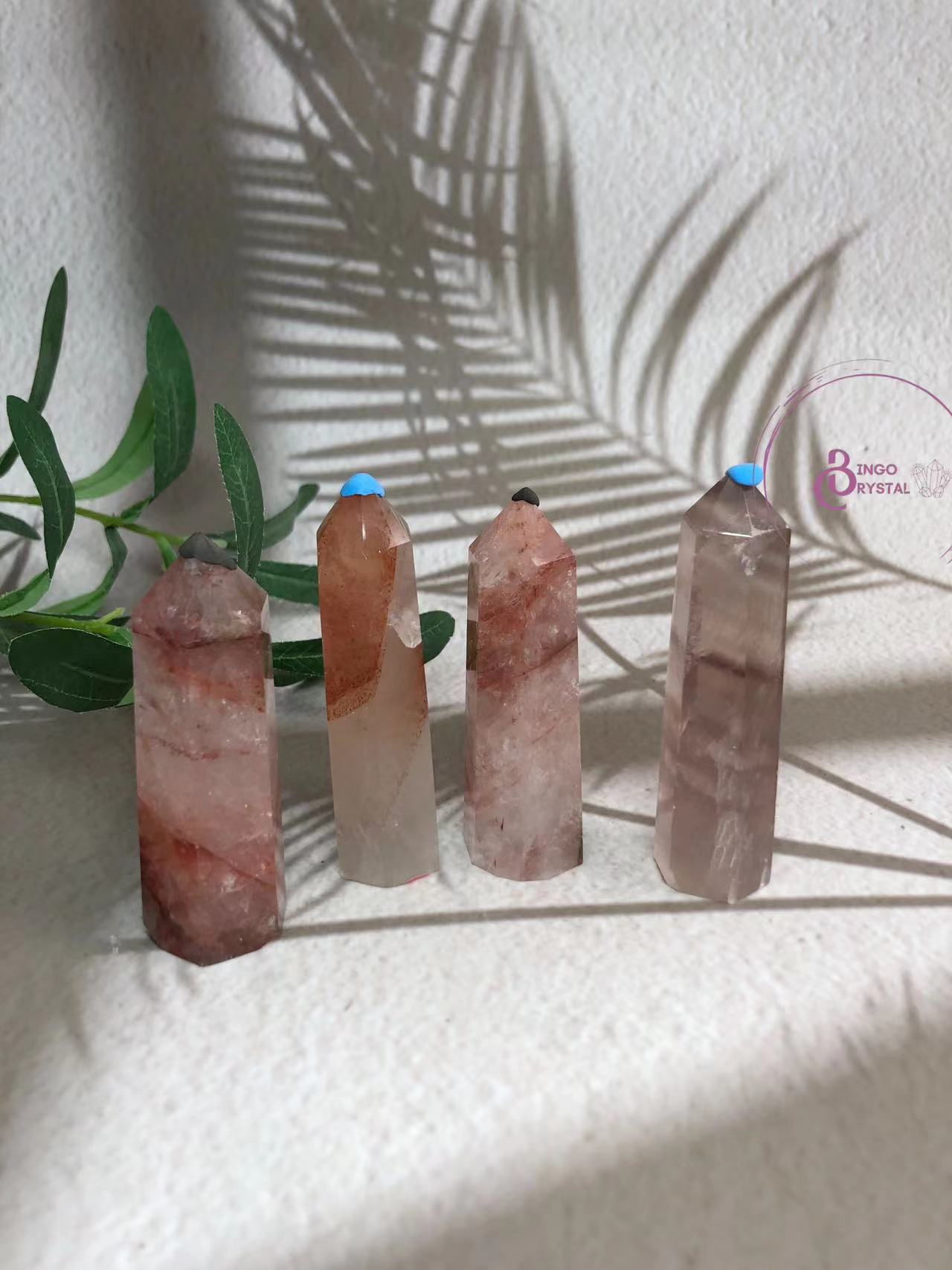 Fire Quartz 10cm Towers