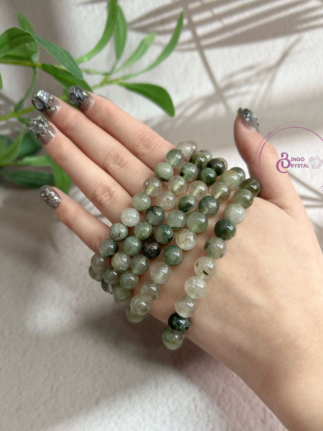 Green Rultiled Quartz Bracelets