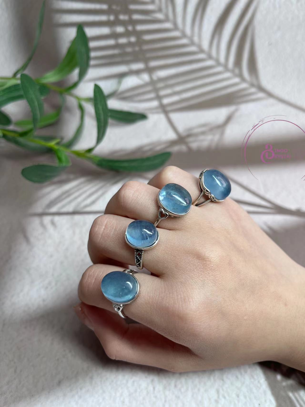 Aquamarine Rings