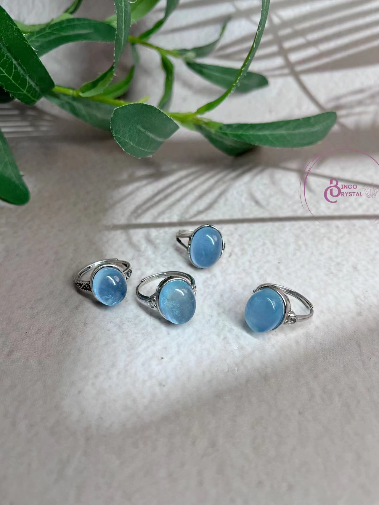 Aquamarine Rings