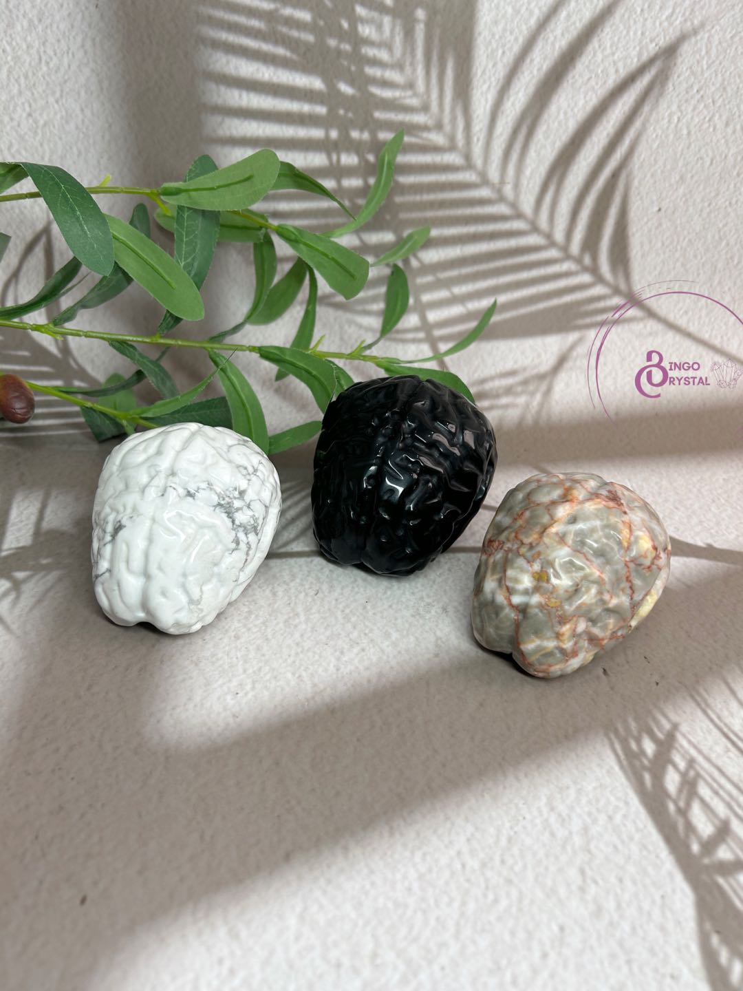 Mixed Stone Brain Carving