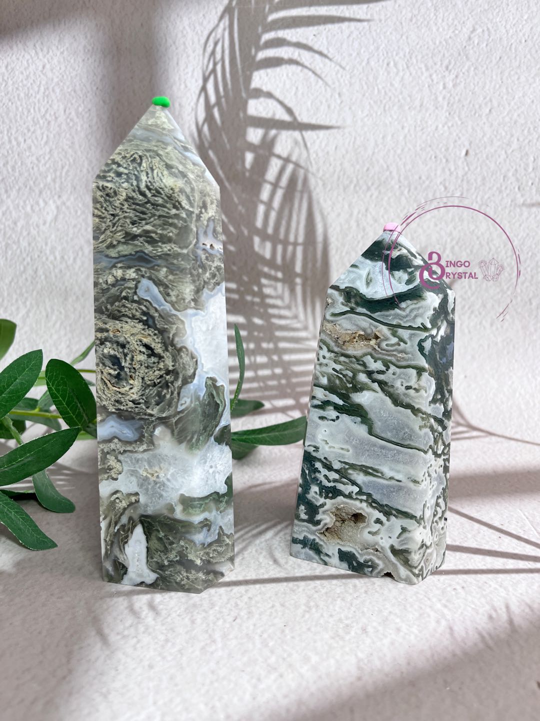 Moss Agate Towers