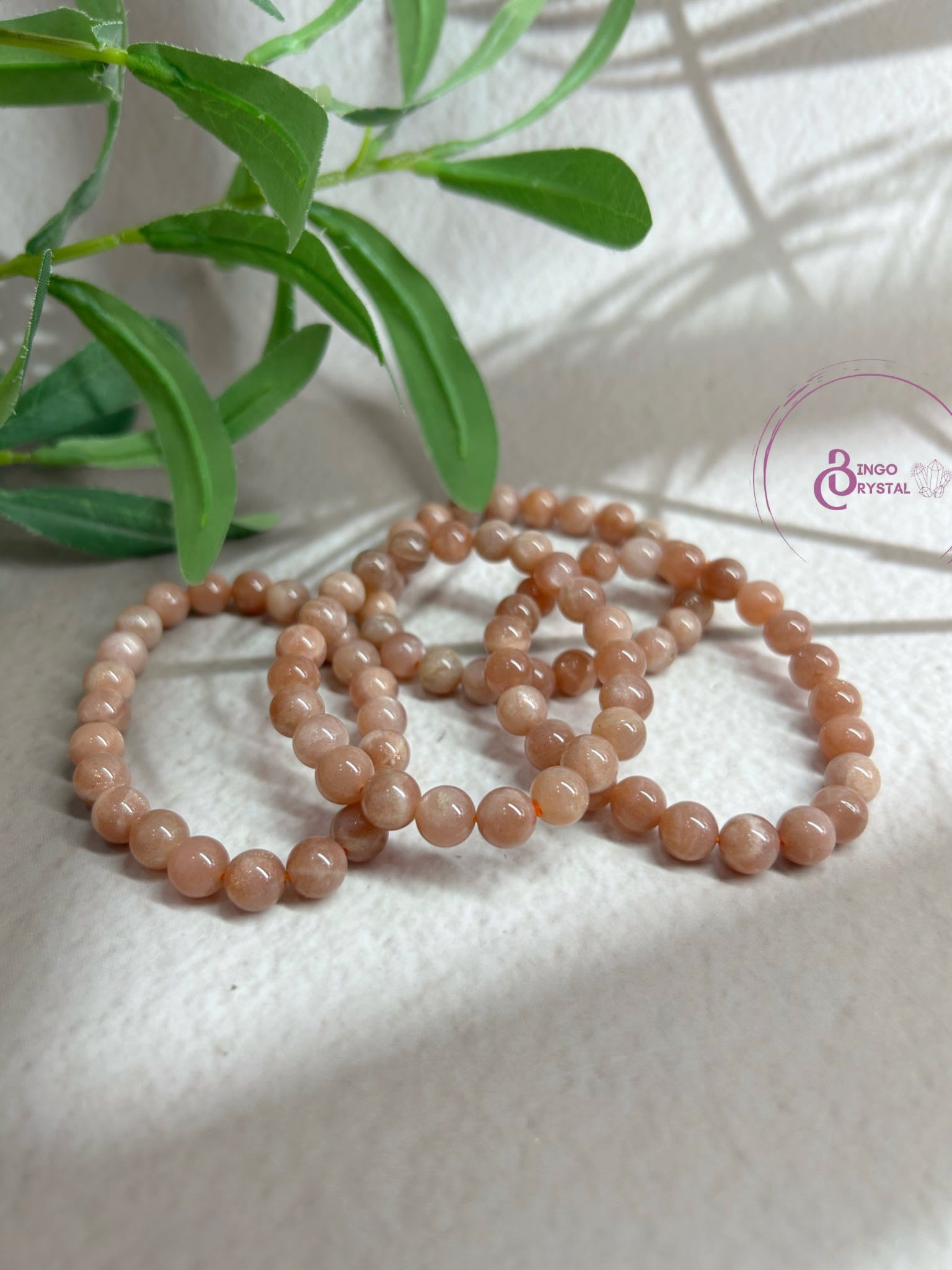 Sunstone Nature Crystal Bracelets