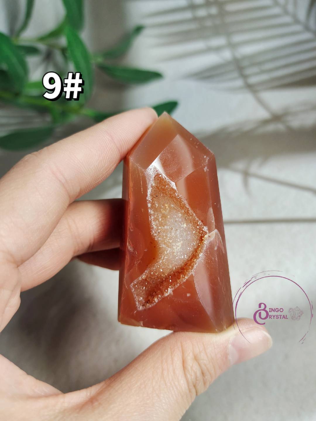 Druzy Carnelian Nature Crystal Towers