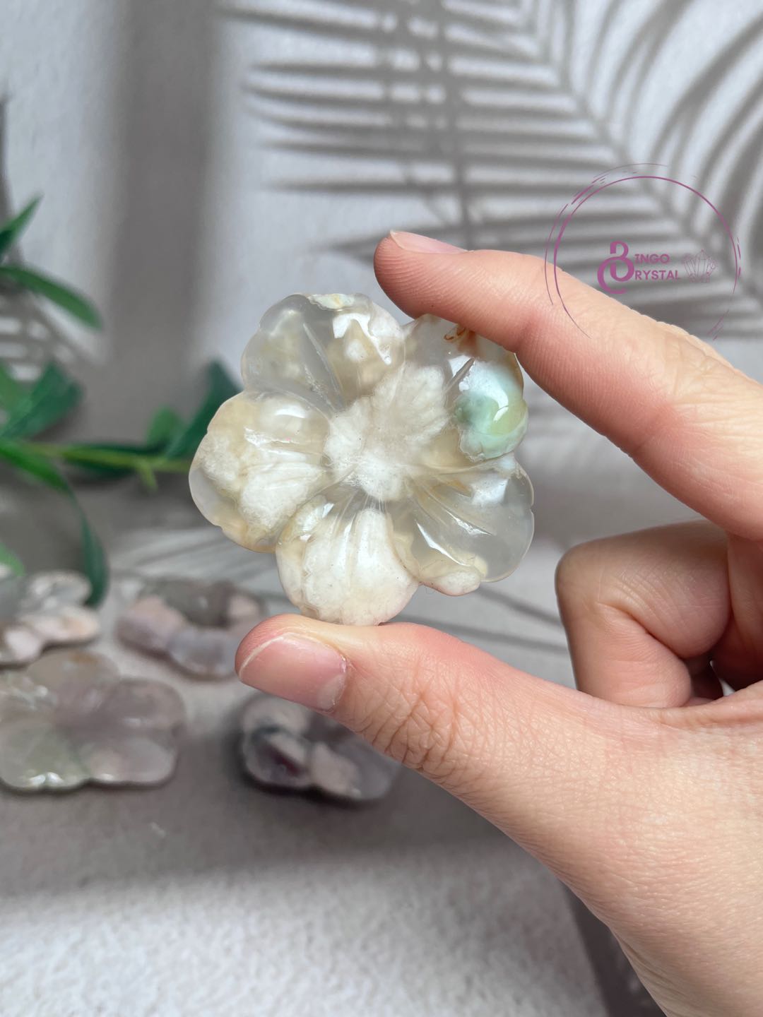 Flower Agate Carving 4.5cm