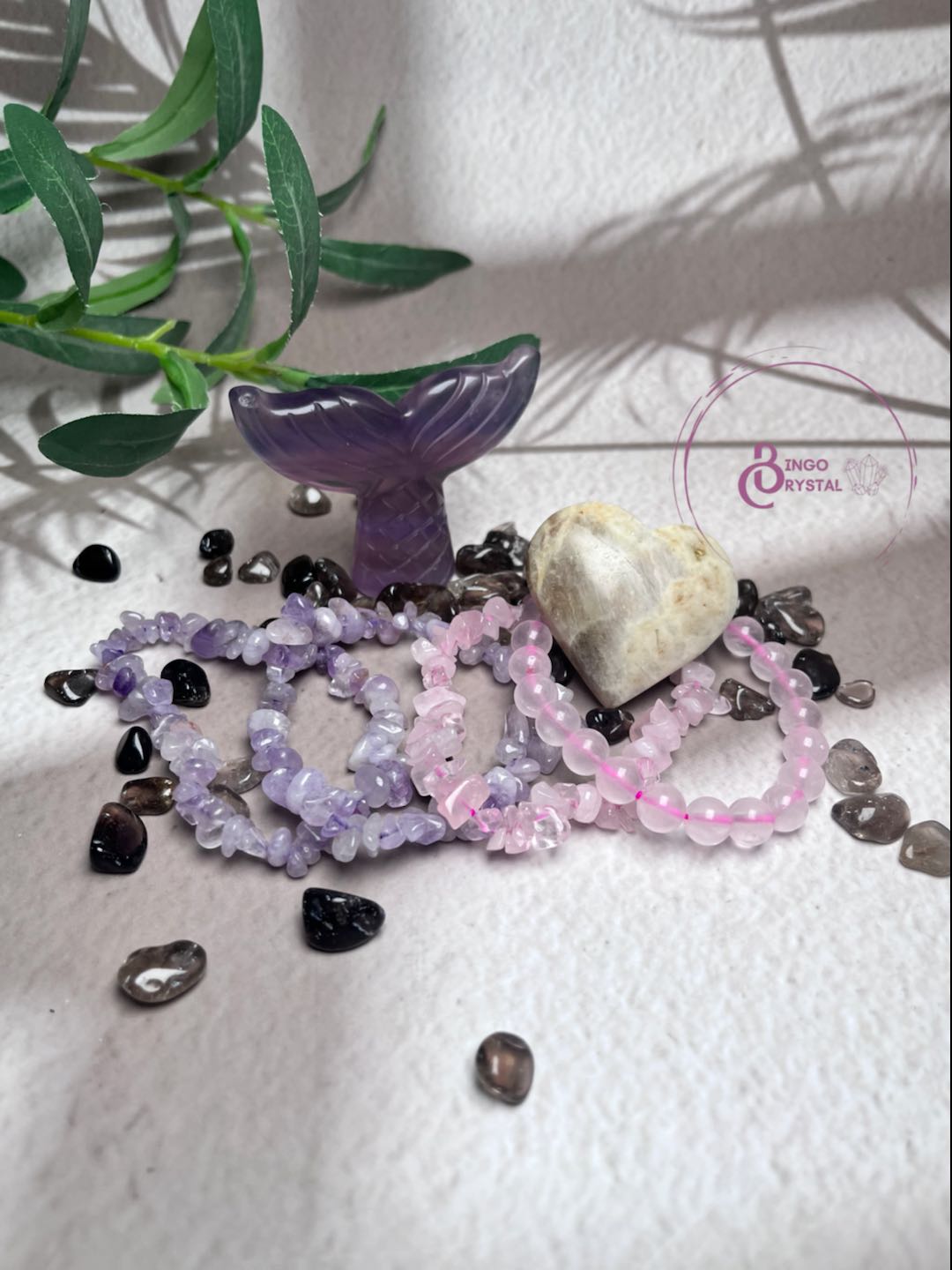 Pisces Lucky Crystal Kit(ring, tower, bracelet and so on)